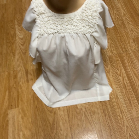 Daniel Rainn  Size M Cream color Cap sleeves - Picture 1 of 8